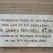 Catholic Agricultural College Bindoon - Sir James Mitchell Plaque